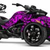 Spyder F3 wrap, The Perfect Scribble. Magenta on black shown