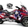 Preview of the Patriot USA wrap on red Spyder RT