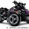 Preview of the Perennial graphic kit for RS Spyders, in magenta
